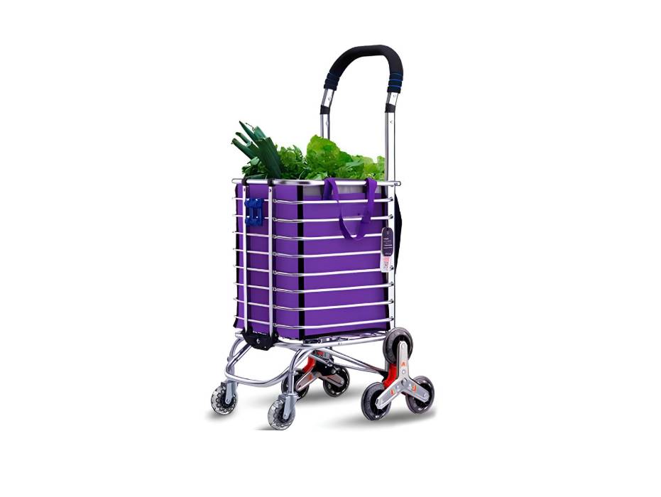 CRONY 8 Wheels Dual Purpose Shopping Cart, Lightweight Shopping Trolley Bag