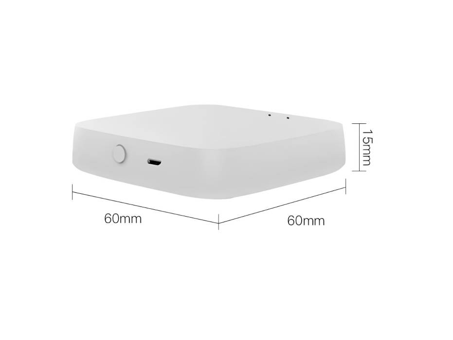 MOES Tuya Smart WiFi USB Gateway, Low Energy 5.0 Bluetooth+ZigBee 3.0 Wireless Hub, Smart Life APP Control Smart Home Wireless Bridge Control Compatible with Alexa Google Home