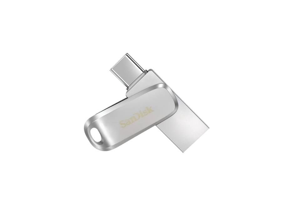 SanDisk Ultra, 1 TB Dual Drive Luxe USB Type-C Flash Drive (SDDDC4-1T00-G46)