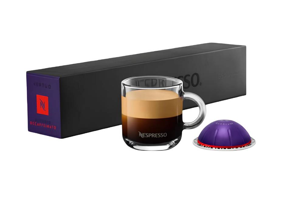 Nespresso Capsules Vertuo, Altissio Decaffeinato, Dark Roast Nespresso Capsules Vertuo, Altissio Decaffeinato, Dark Roast