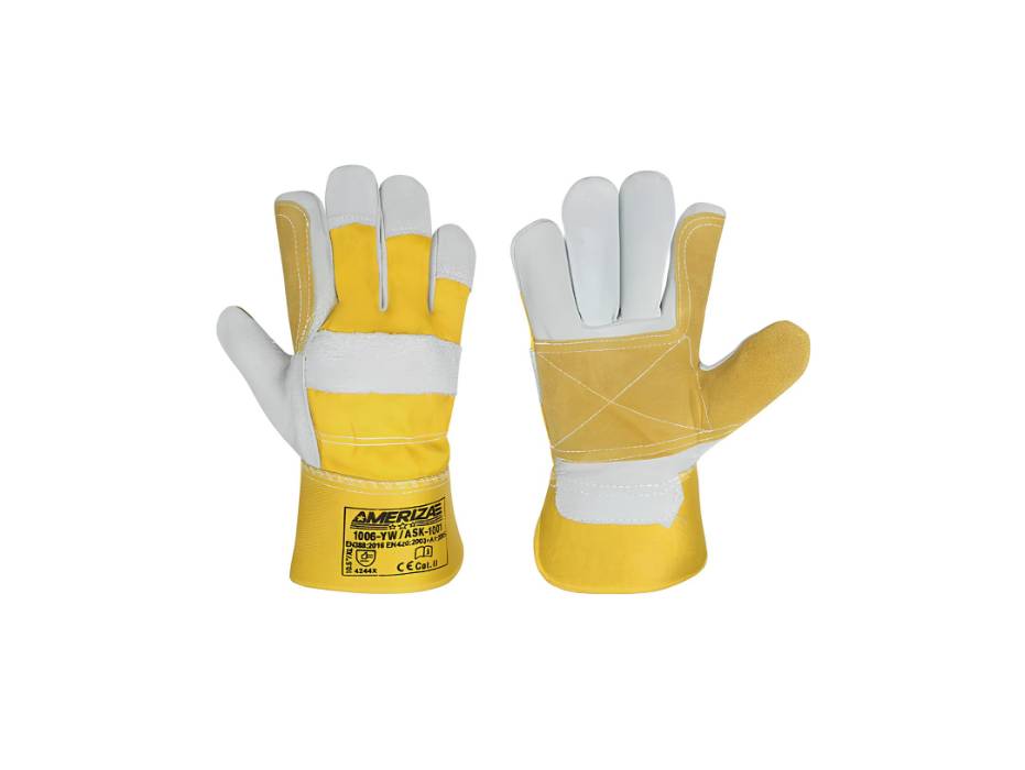 Ameriza Rigger Gloves, Double Palm, 1006-YW