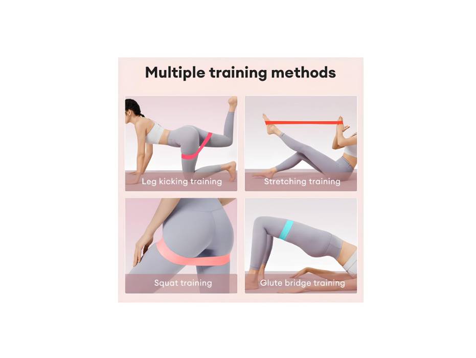 Agnite ER256 Yoga Elastic Ring (600x50x0.5mm, Blue) – Perfect for Stretching, Strengthening & Flexibility