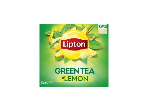 Lipton Green Tea Lemon Flavour 50 Tea Bags - Altimus