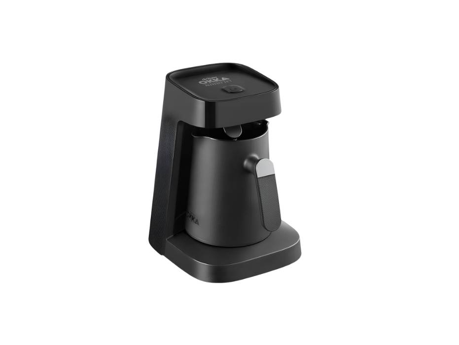 Arzum Okka Jet Automatic Turkish Coffee Machine, 400 W, (Black/Chrome)