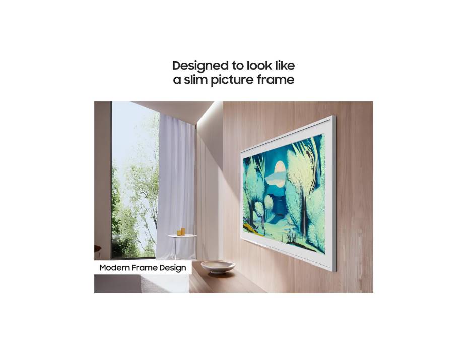 Samsung 55 Inch The Frame TV, LS03F, 4K, Modern Frame Design, Art Mode, Artful Picture Quality with QLED, Samsung Vision AI Smart TV, QA55LS03FAUXZN