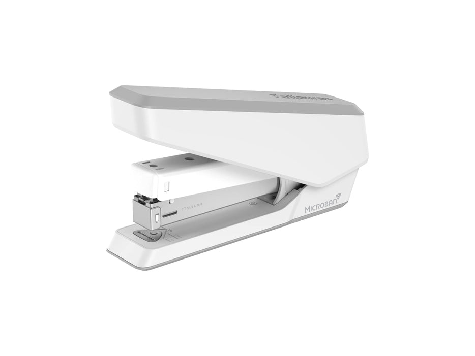 Fellowes LX850 EasyPress Staple with Antibacterial Microban Technology, 25 Sheet Capacity, White