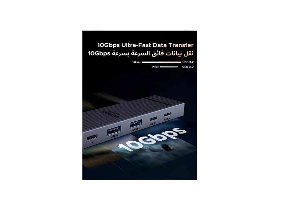 UGREEN Revodok Pro 10 in 1 USB C Dual 4K@60hz Monitor Docking Station with SD/TF Reader, Ethernet port, 10Gbps Data Ports Hub, 100W PD for Windows Laptop, Tablet, MacBook Air/Pro