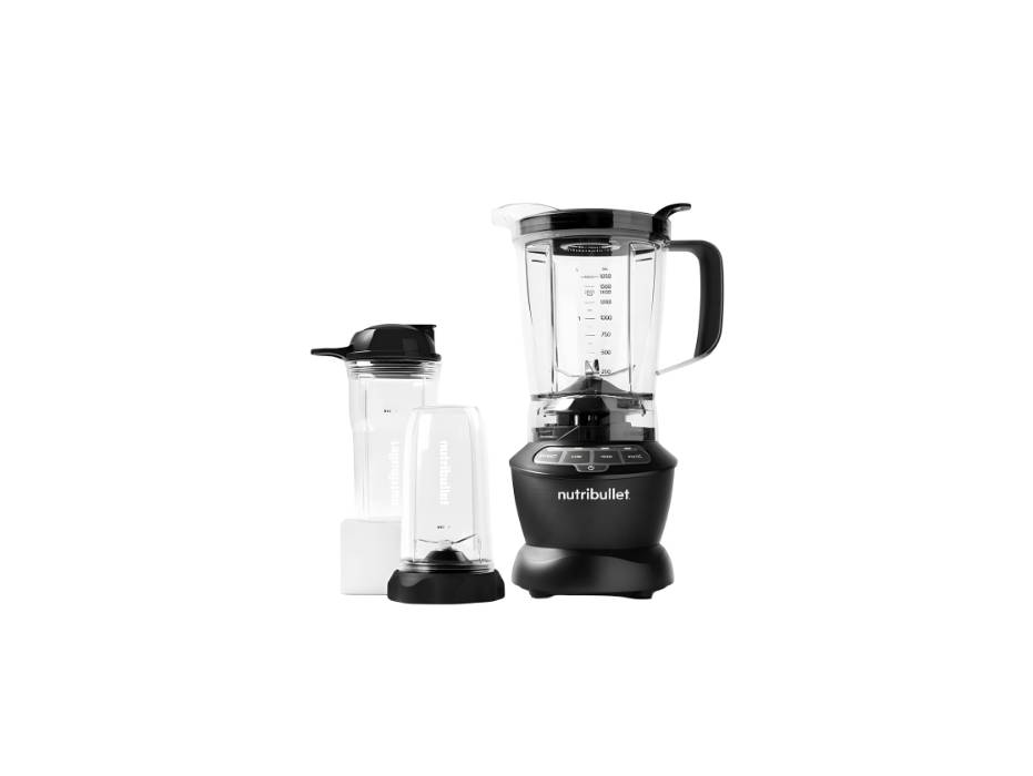 NutriBullet Full Size Blender + Combo , 7 Piece Set, Multi-Function High Speed Blender, Mixer System with Nutrient Extractor, Smoothie Maker