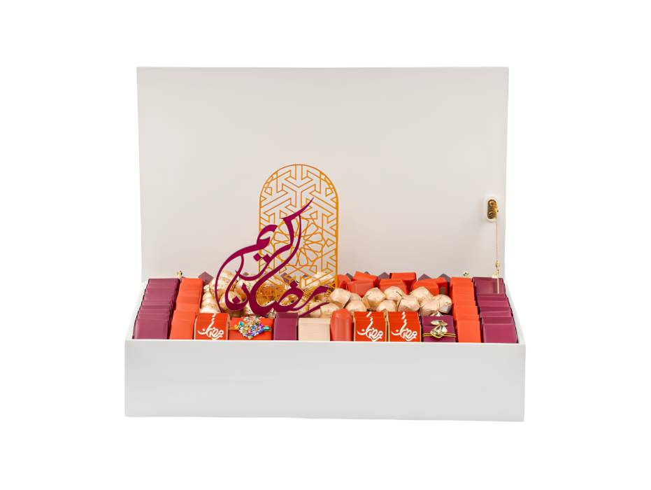 Patchi Ramadan Tray - Off White - 2435 g - 50 cm x 30 cm x 11 cm