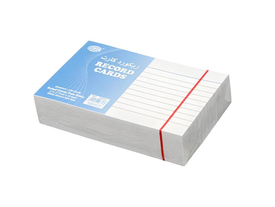 Index Cards 5 x 3"" 240gsm 100/pack White