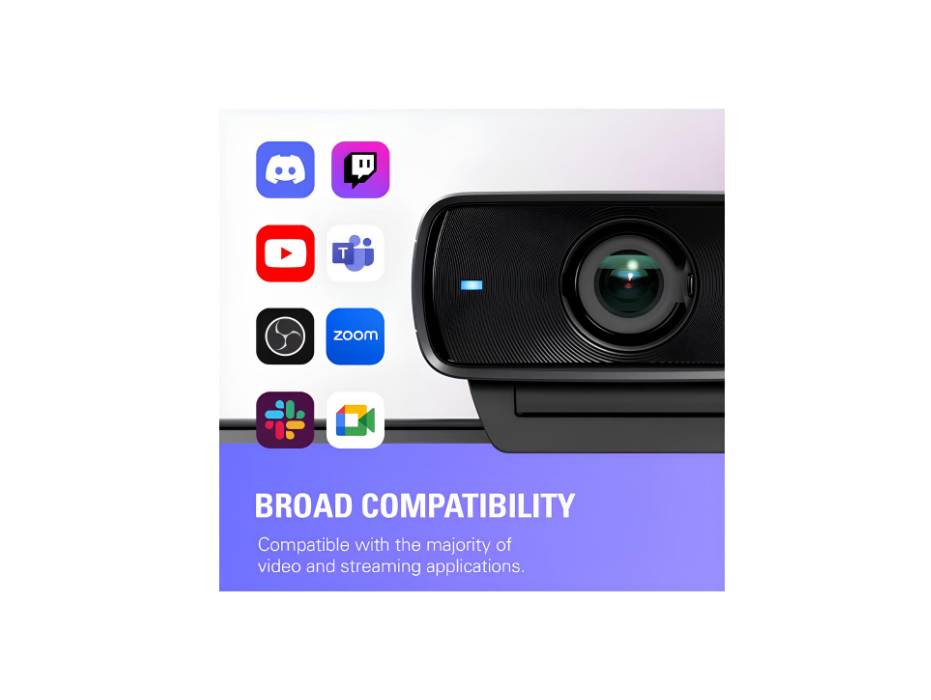 Elgato Facecam MK.2 – 1080p 60 Full HD Webcam, Pro Low-Light Performance, DSLR-Style App Control, HDR & Cinematic FX