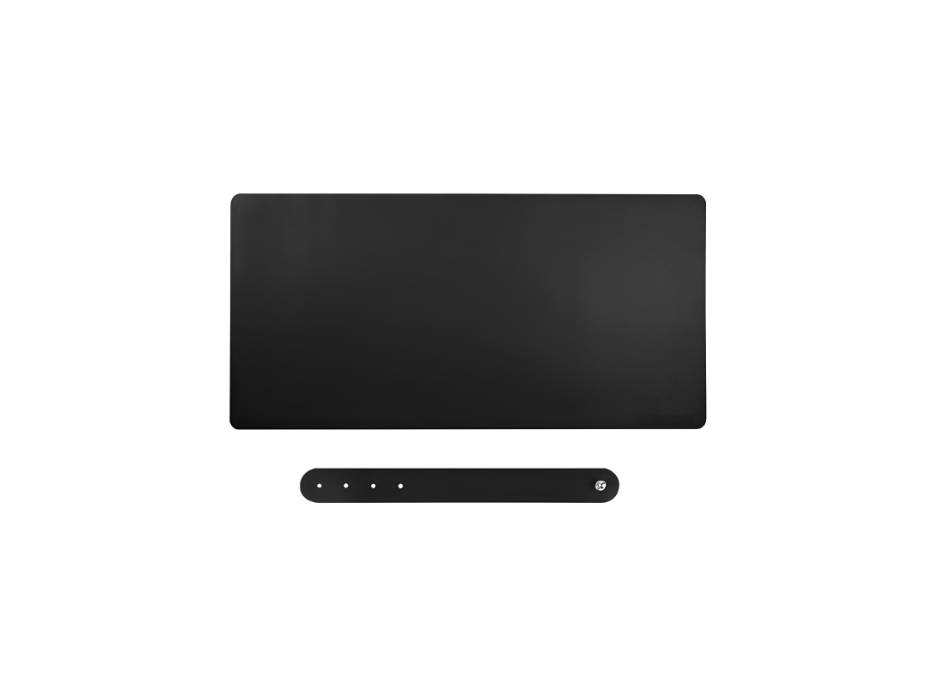 EXCOVIP Non-Slip PU Leather Large Desk Mat for Home and Office, 90cm x 40cm (Black)