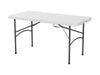 Cosmoplast Folding Picnic Table with Steel Legs 122cm x 61cm x 74cm - Altimus