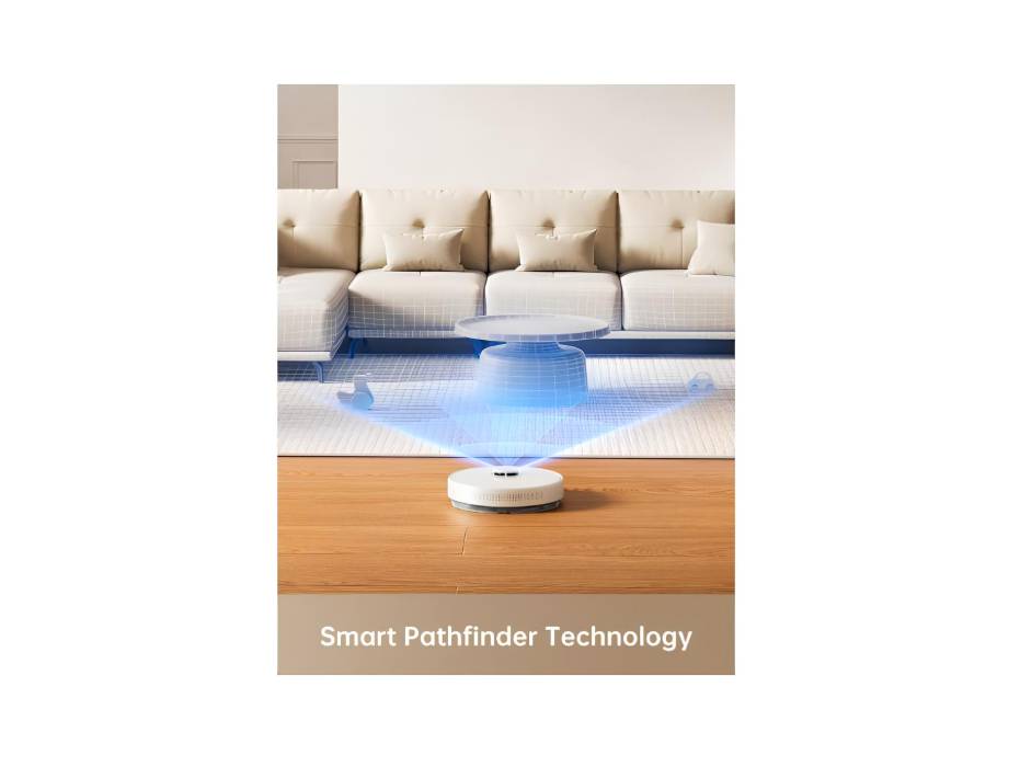 Dreame D10 Plus Gen 2 Robot Vacuum Cleaner with Self Empty, 6000 Pa Suction Power, Dust collection up to 90 days, LiDAR Navigation, for Carpets and Pet Hair