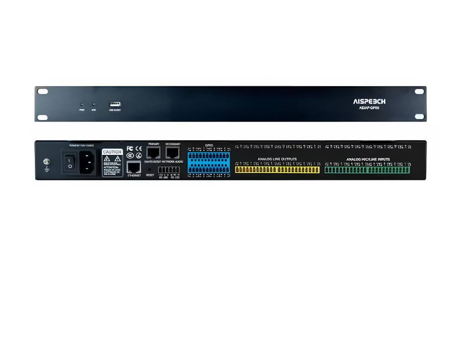 AISpeech Dp88 Dante Digital Audio Processor, Ceiling Mic Set Accessories