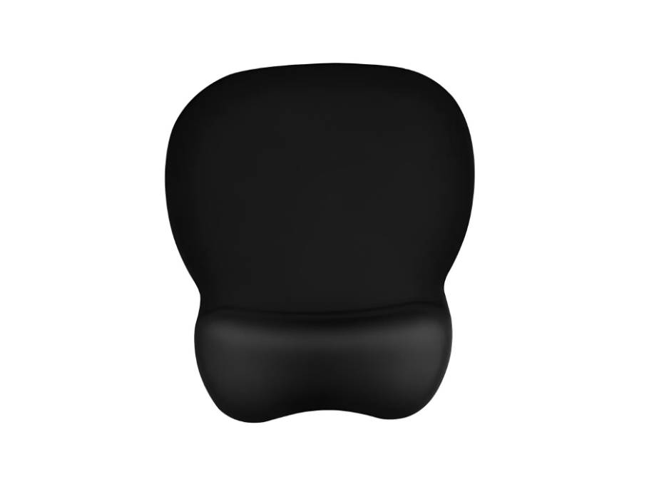 EooCoo Ergonomic Mousepad with Memory Foam, 4mm Ultra Thin Black