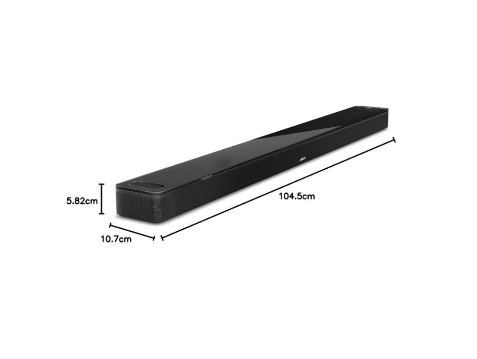 Bose Smart Ultra Soundbar With Dolby Atmos Plus Alexa and Google Voice Control, Surround Sound System for TV, Black