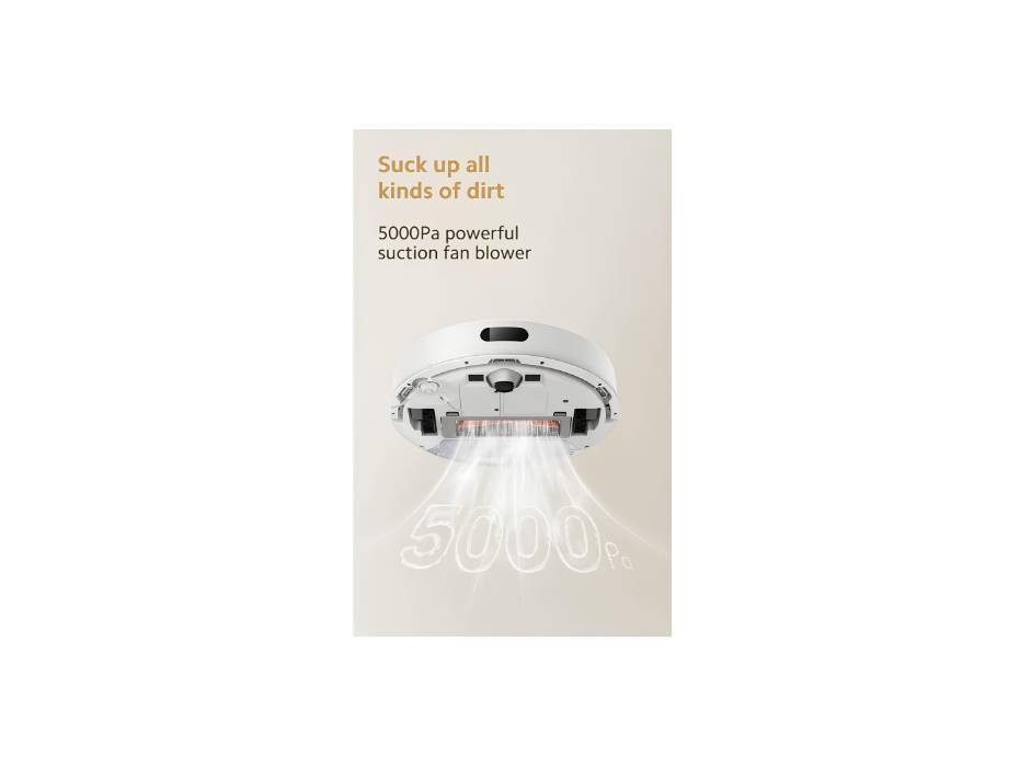 Xiaomi Mi Robot Vacuum S20 Mop and Sweep 5000Pa Powerful Suction - White