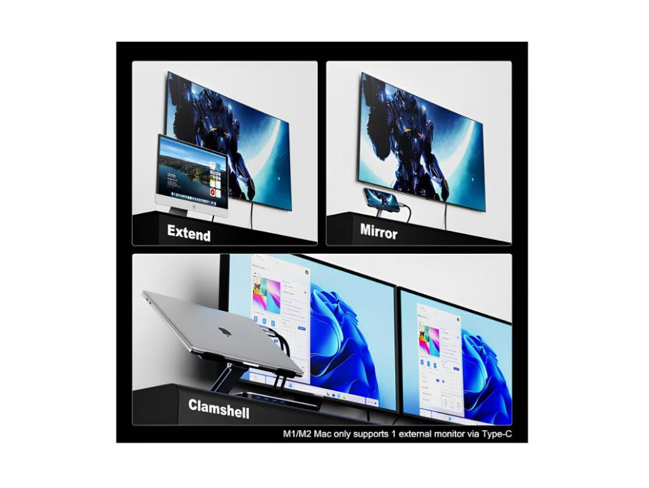 BENFEI USB C to HDMI 1.8 Meter Cable [4K@60Hz, Aluminum Shell, Nylon Braided], Thunderbolt 3/4