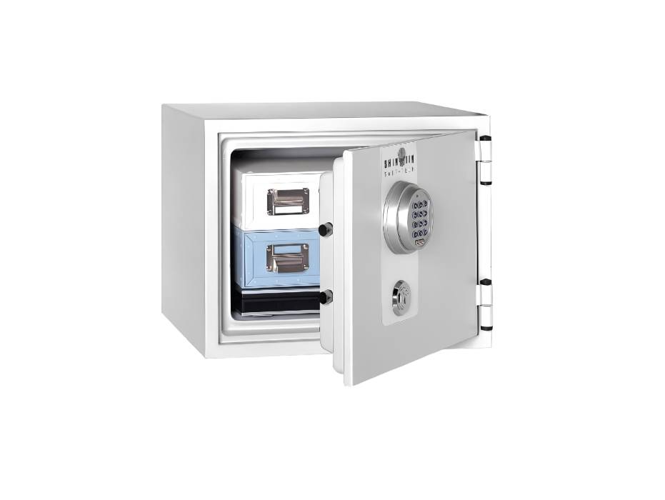 Shinjin Safe Tech Fireproof Home Safe, Model GB-360, 45 Liters, 19kg With Key and Electronic Lock