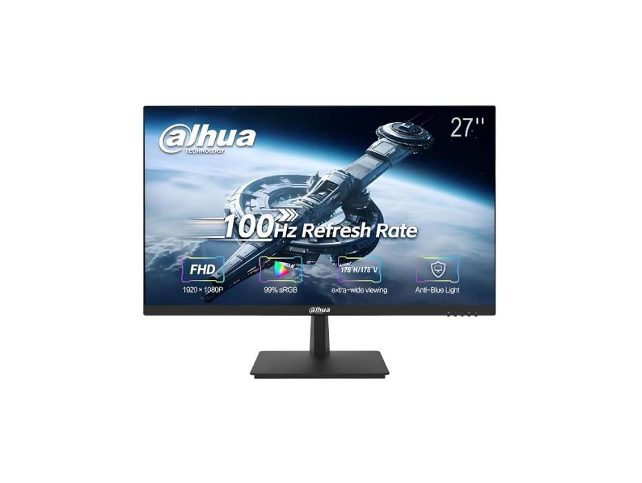 Dahua 27-Inch VA Full HD 1080p 100Hz Borderless Monitor With HDMI, VGA  (LM27-A200F)