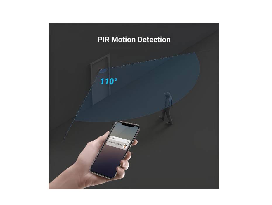 EZVIZ DP2C 1080p Video Door Viewer Peephole Camera with Color Screen, Built in Chime, Rechargeable Battery, APP Viewing, Two Way Audio, PIR Motion Detection