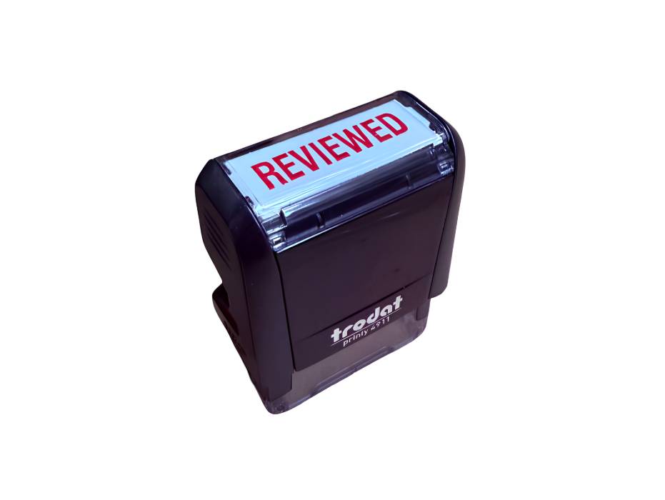 Trodat Printy 4911 "REVIEWED" RED