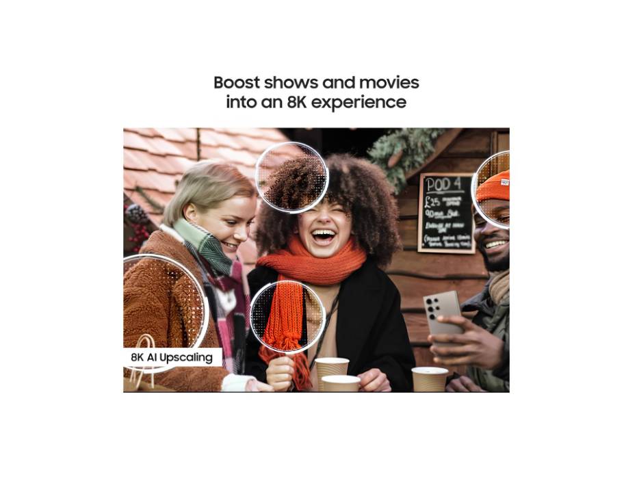 Samsung 65 Inch Neo QLED TV, QN900F, 8K, Mini LED, 8K AI Upscaling, Metal Frame Design, Art Store, Glare Free, Vision AI Smart TV, QA65QN900FUXZN