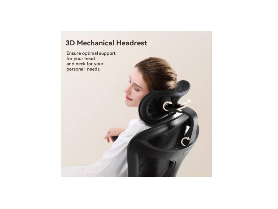 Doro C300L Gaming Ergonomic Office Chair with Ultra Soft 3D Armrests, Dynamic Lumbar Support for Home Office Chair, Adjustable Backrest Desk Chair, Swivel Big and Tall Office Chair (Black)