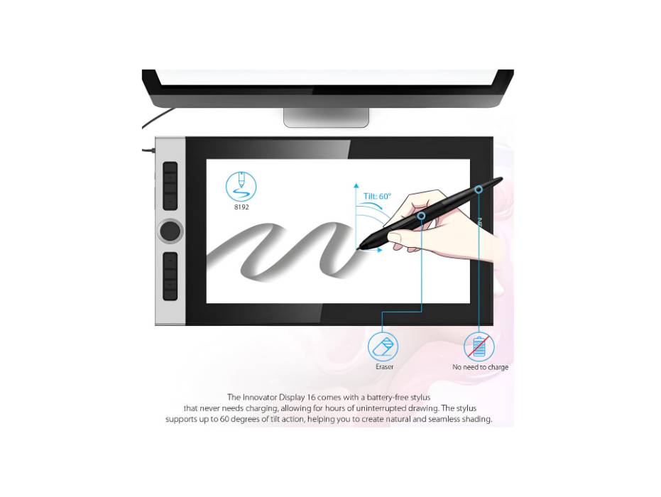 XP-pen Innovator Display 16 Graphic Drawing Tablet
