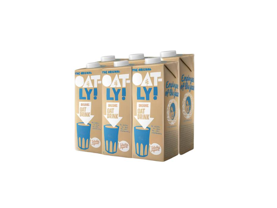 Oatly Oat Drink, Organic, 1Liter, Pack of 6