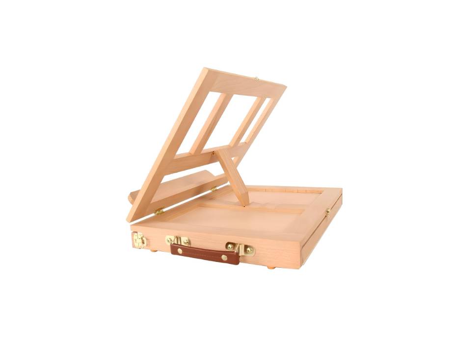 Adjustable Wood Desk Table Easel Portable Wooden Artist Desktop, Board for Canvas, Painting, Drawing Sketching Book Stand