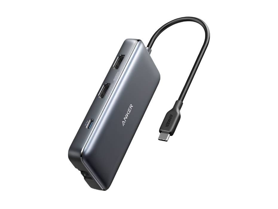 Anker 8-in-1 USB C Hub, Docking Station for Dual Monitor with 85W Power Delivery