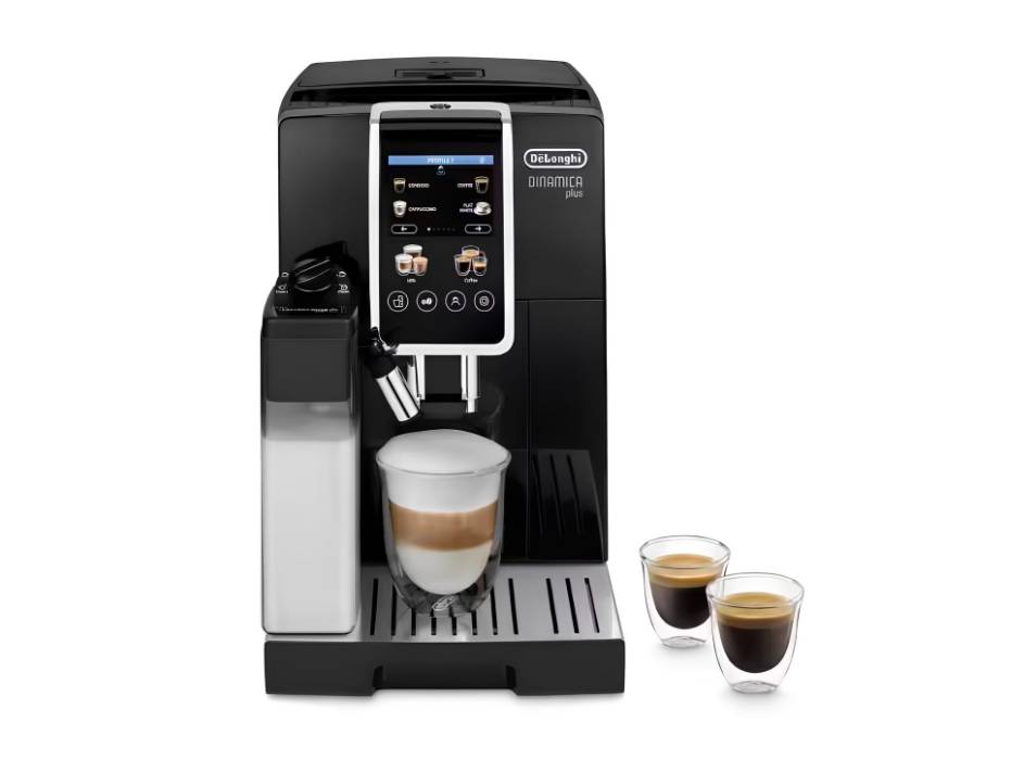 De'Longhi Coffee Machine DINAMICA PLUS Fully Automatic Espresso Machine with 30+ Hot & Iced Beverages - ECAM382.70.B