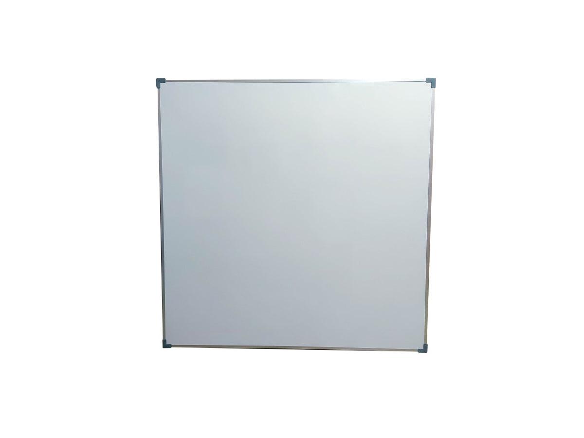 Magnetic White Board with Movable Tray Aluminum Frame 120 x 120 cm - Altimus