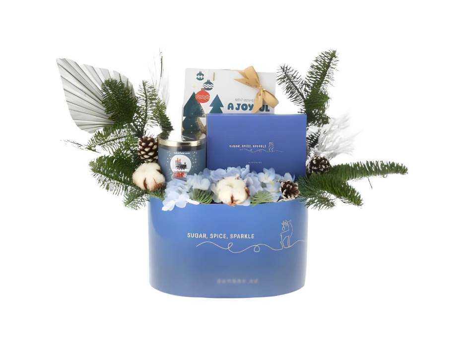 Christmas Blue Winter Celebration Box