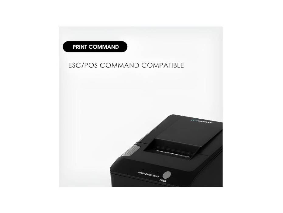 NUCOUN 58mm Thermal POS Printer, Bill Receipt Printer, Connect VC-3 VC-7 Cash Counter, Windows System