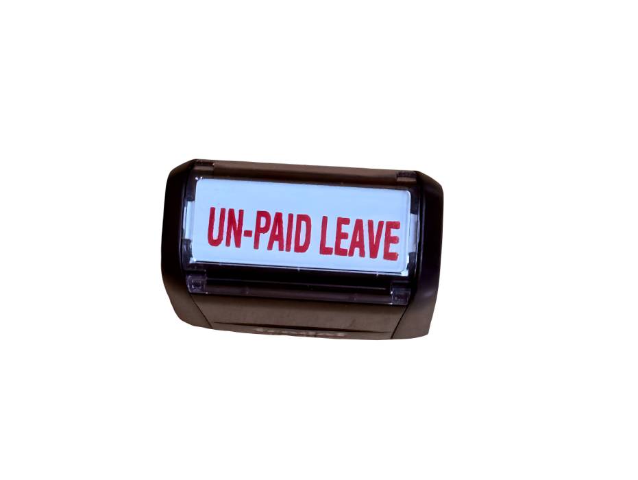 Trodat Printy 4911 "UN-PAID LEAVE" RED