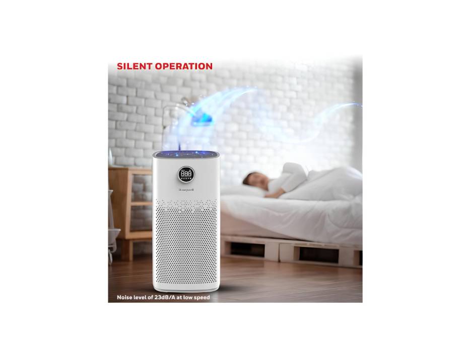 Honeywell Air Touch P2 Air Purifier, Home & Office – 79m² / 853 Sq. Ft, CADR 550m³/h, 4-Stage Filtration with PM2.5 Display, UV, WIFI & Alexa