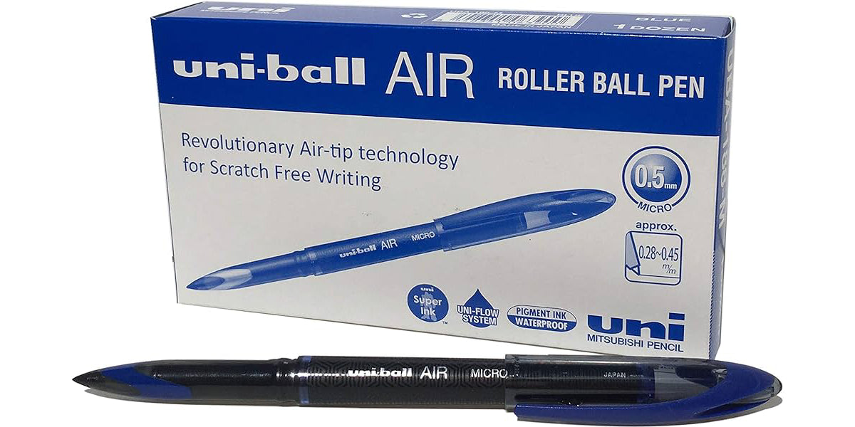 Uni-ball UBA-188-M Air Micro Pen Blue (Pack of 12