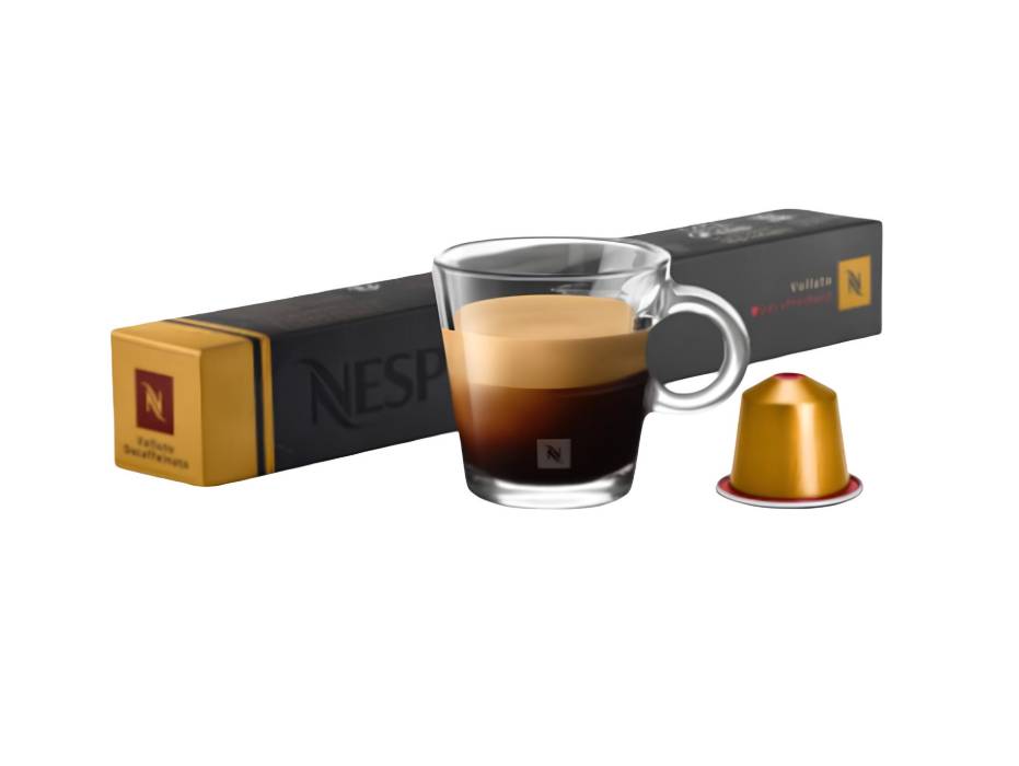 Nespresso Volluto Decaffeinato Balanced, Intensity 4, 10 Capsules
