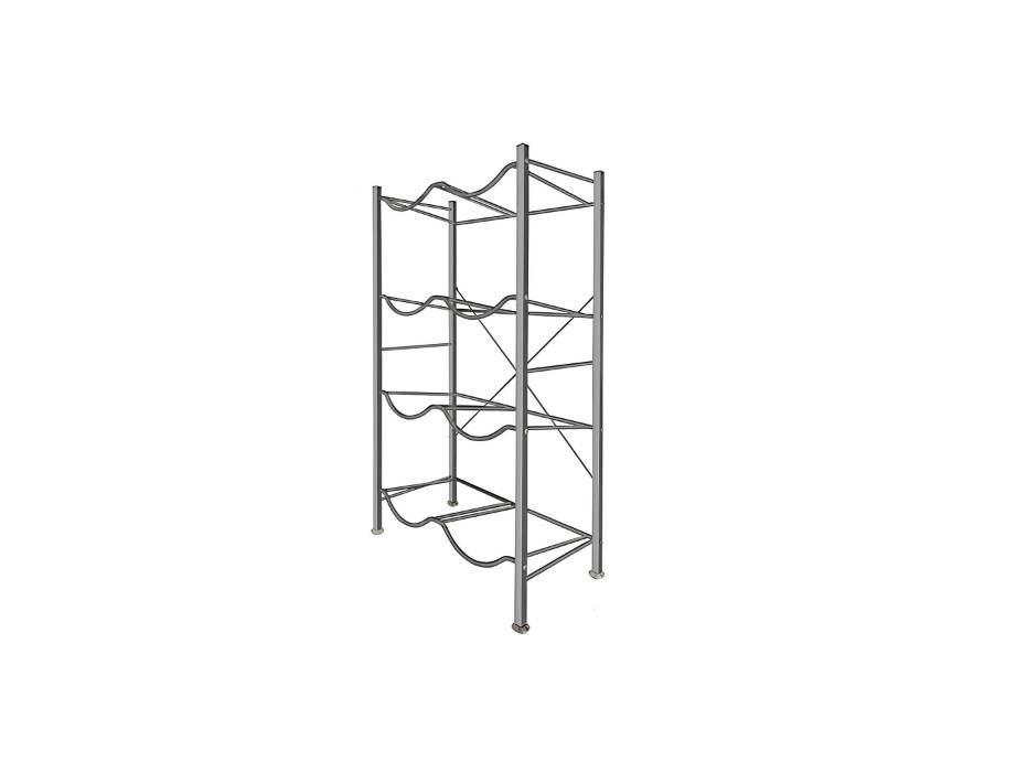 Water Bottle Storage Stand 4 Tier, 8 Bottles of 5 Gallons Capacity