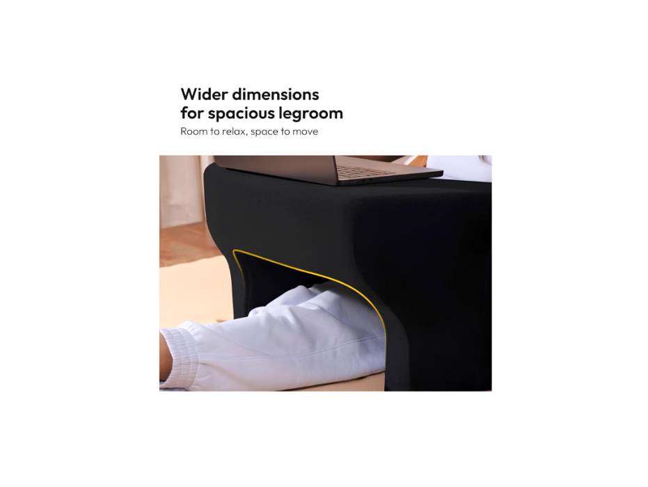 Frido Lap Desk Pillow, Portable Computer Table & Laptop Lap Desk for Sofa, Bed, Floor, Ergonomic Gaming Desk Table with Arm Rest, Work Desk Accessories