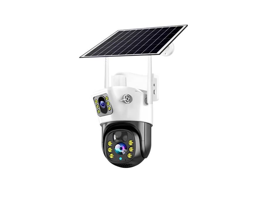 CRONY VCS09 4G WIFI solar camera Outdoor Security, 4MP/8MP HD Wireless Outdoor IP Camera, Built-in Battery