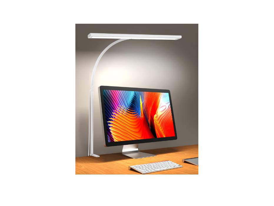 iFalarila Desk Lamp, Dimmable 160 LED Desk Light for Home, Office, Without Remote, White