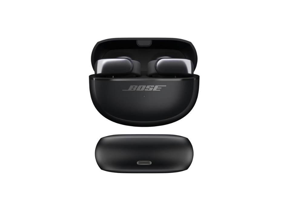 Bose Ultra Open Earbuds with OpenAudio Technology, Open Ear Wireless Earbuds, Up to 48 Hours of Battery Life, Black