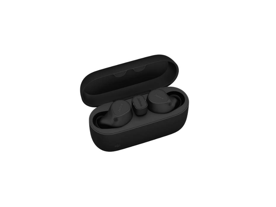 Jabra Evolve2 Buds True Wireless In-Ear Bluetooth Earbuds, Active Noise Cancellation (ANC) and 4-mic MultiSensor Voice Technology