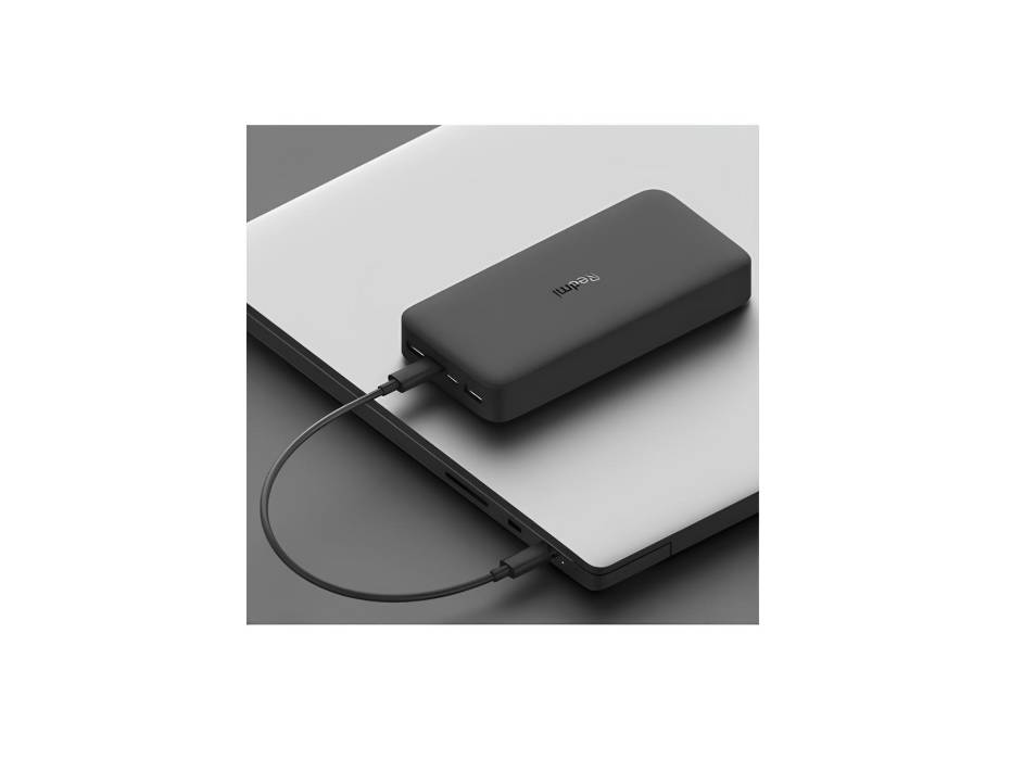 Redmi 20000 mAh 18W Fast Charging Power Bank - BLACK