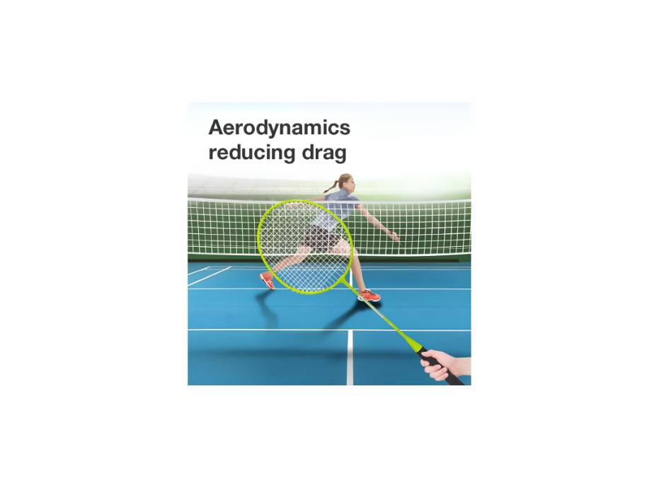 Agnite ER301 Iron Split Badminton Racquet – Pair (660mm-680mm, Green) – Lightweight & Durable for Precision Play