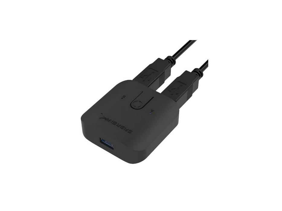 Sabrent USB 3.0 Sharing Switch for Multiple Computers and Peripherals LED Device Indicators